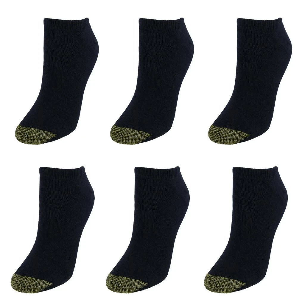 Gold Toe Women's Cotton No Show Liner Socks (Pack of 6) 2