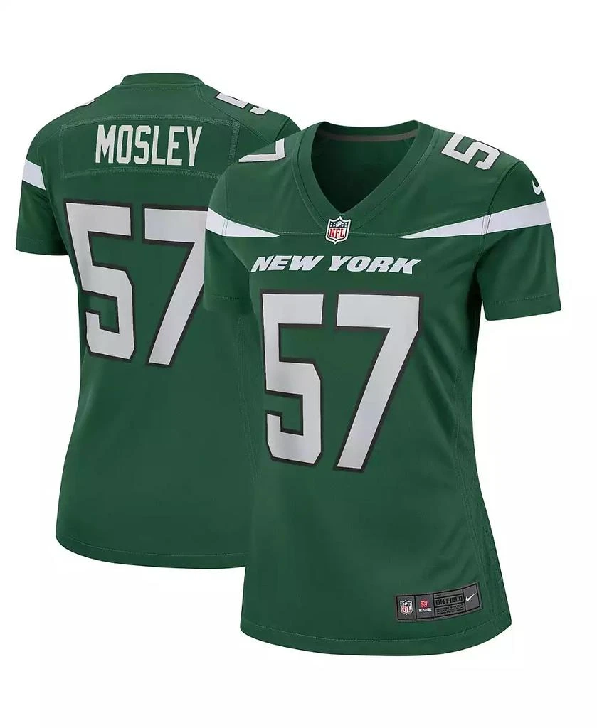 NIKE Women's C.J. Mosley Gotham Green New York Jets Game Player Jersey 2
