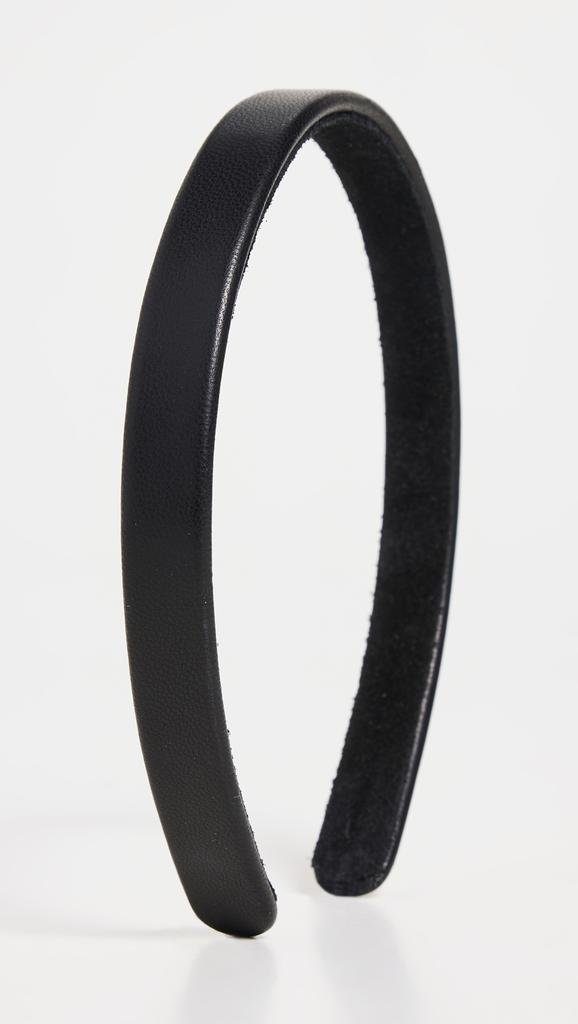 Jennifer Behr Leon Headband In Leather