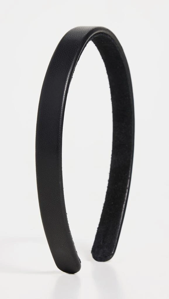 Jennifer Behr Leon Headband In Leather 1