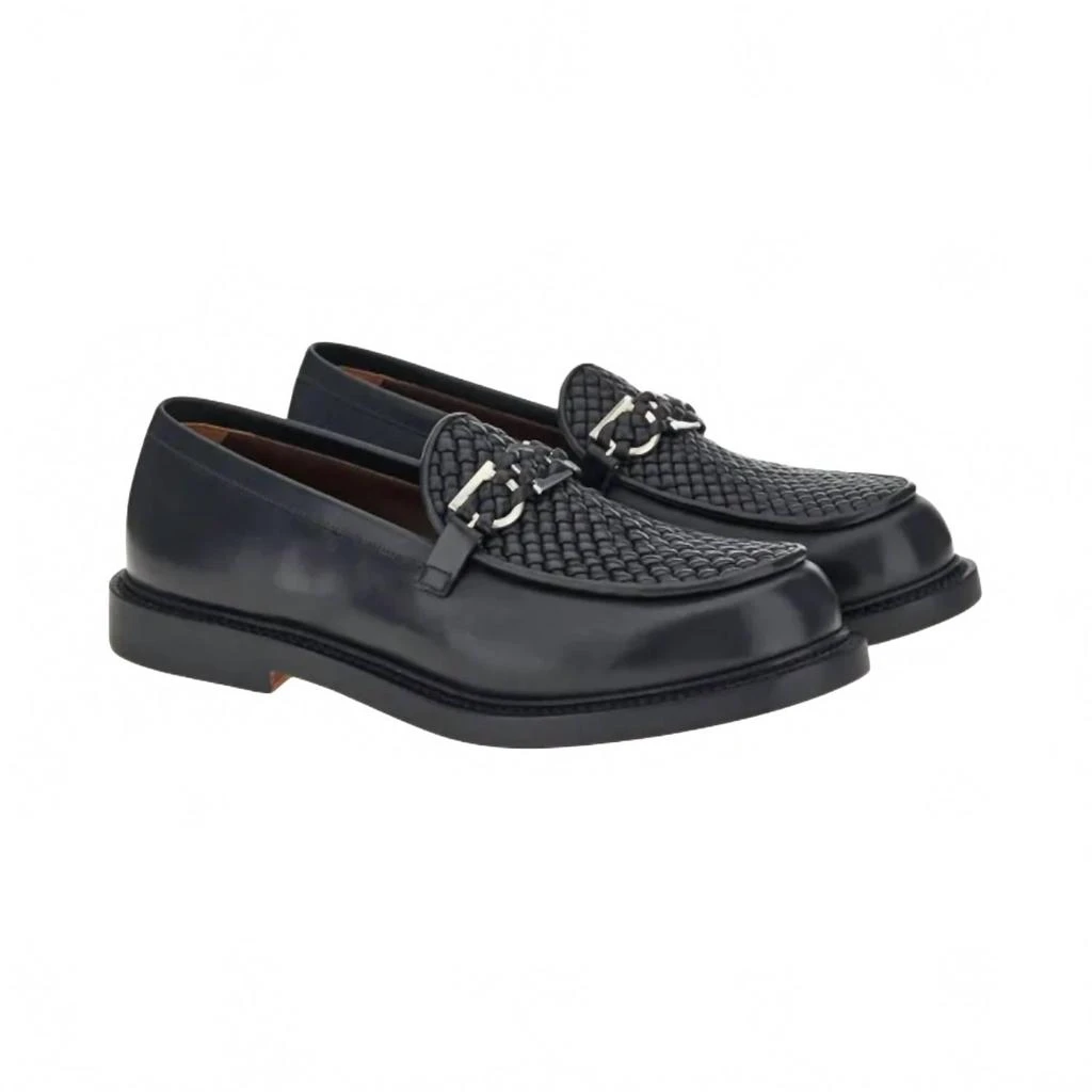 Salvatore Ferragamo Men
s Gancini Ornament Loafer In Black 1