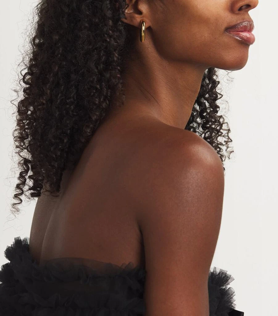 Engelbert Big Yellow Gold Drop Link Earrings 5
