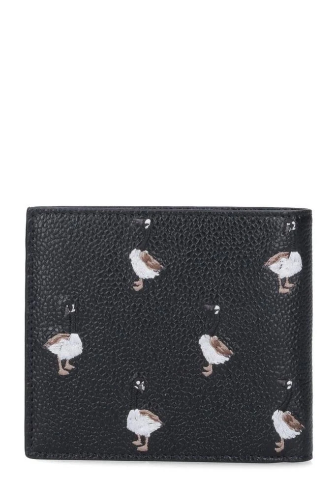Thom Browne Thom Browne Embroidered Goose Textured Wallet 2
