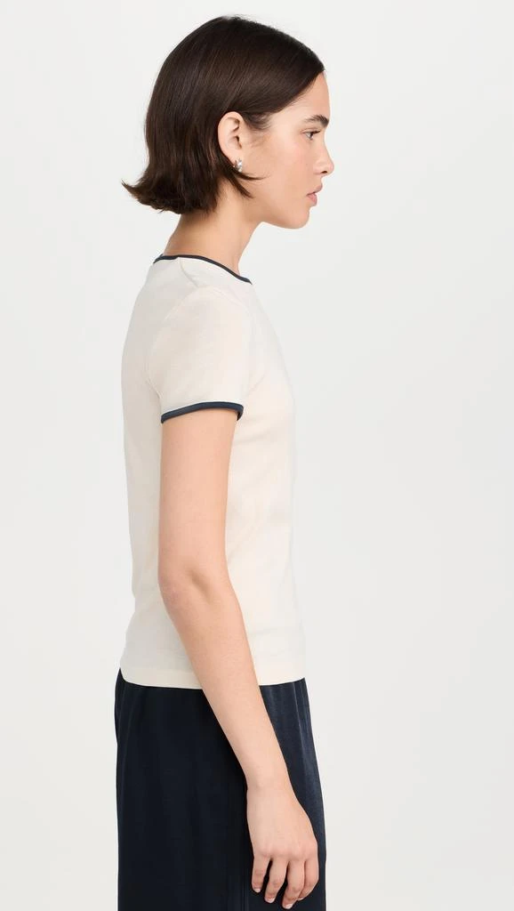 Vince Tipped Short Sleeve Crew Tee 3