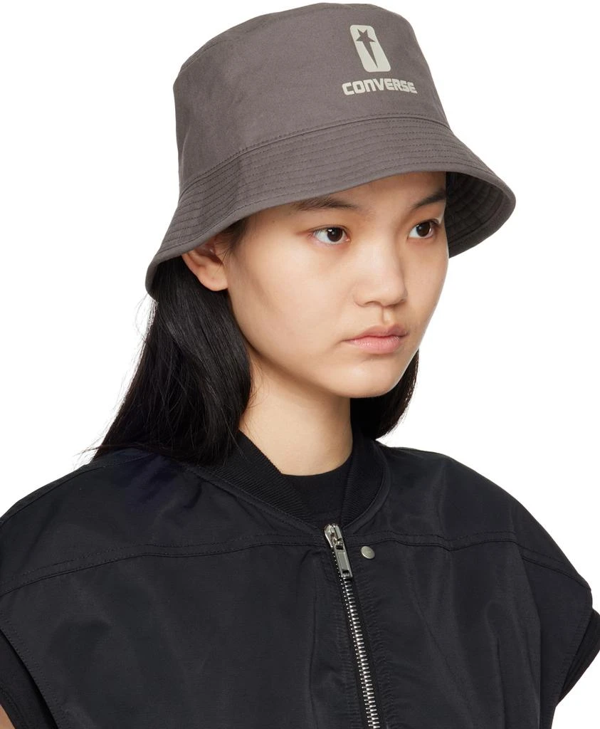 Rick Owens Gray Converse Edition Bucket Hat 2