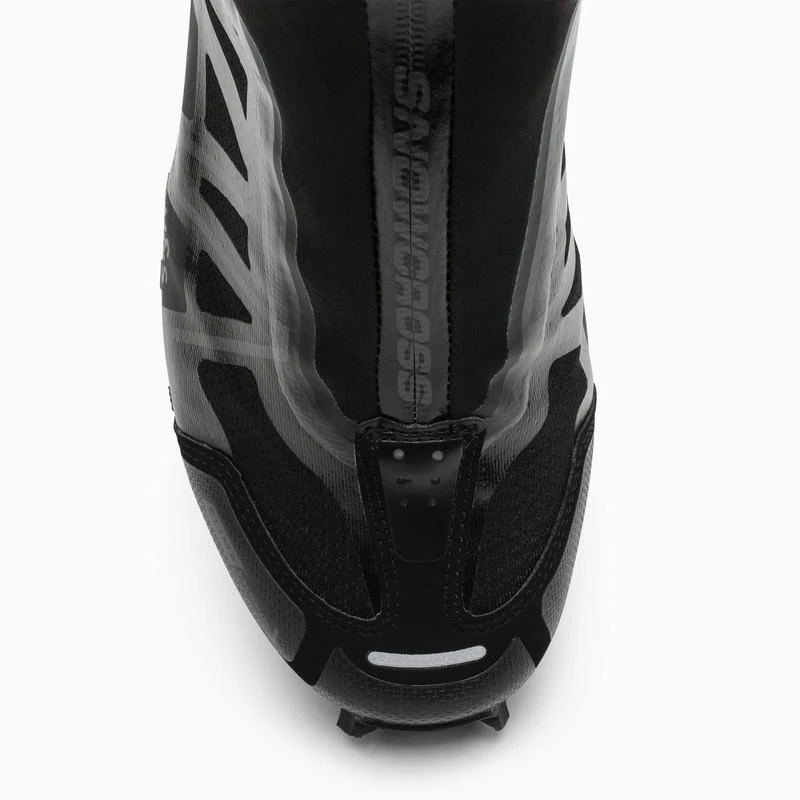 SALOMON Black high trainer in technical fabric 4