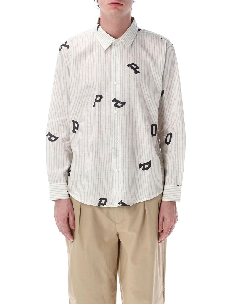 Pop Trading Company Pop Trading Company Letters Pattern Shirt