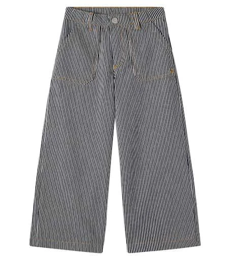 Bonpoint Jingle striped wide-leg jeans