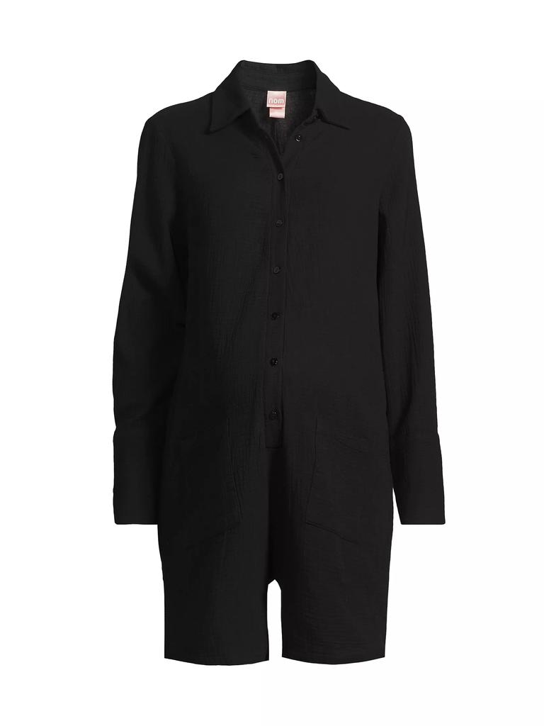 Nom Maternity Juniper Cotton Romper