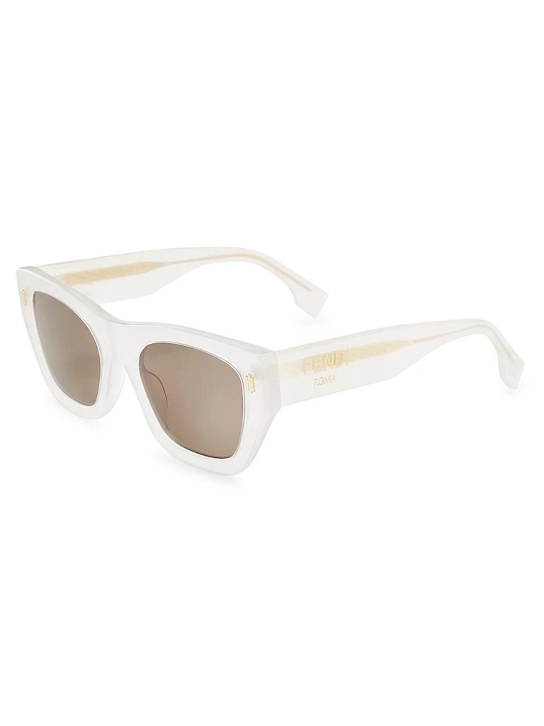 Fendi Fendi Roma 53MM Rectangular Sunglasses 2