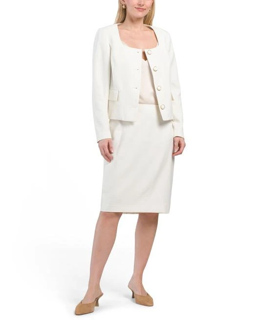 NIPON BOUTIQUE 2pc Jacket And Skirt Suit