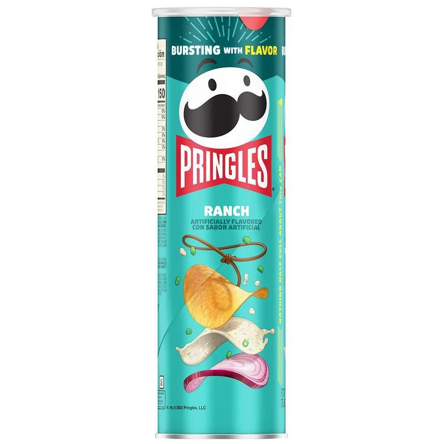 Pringles Potato Crisps Chips Ranch 6
