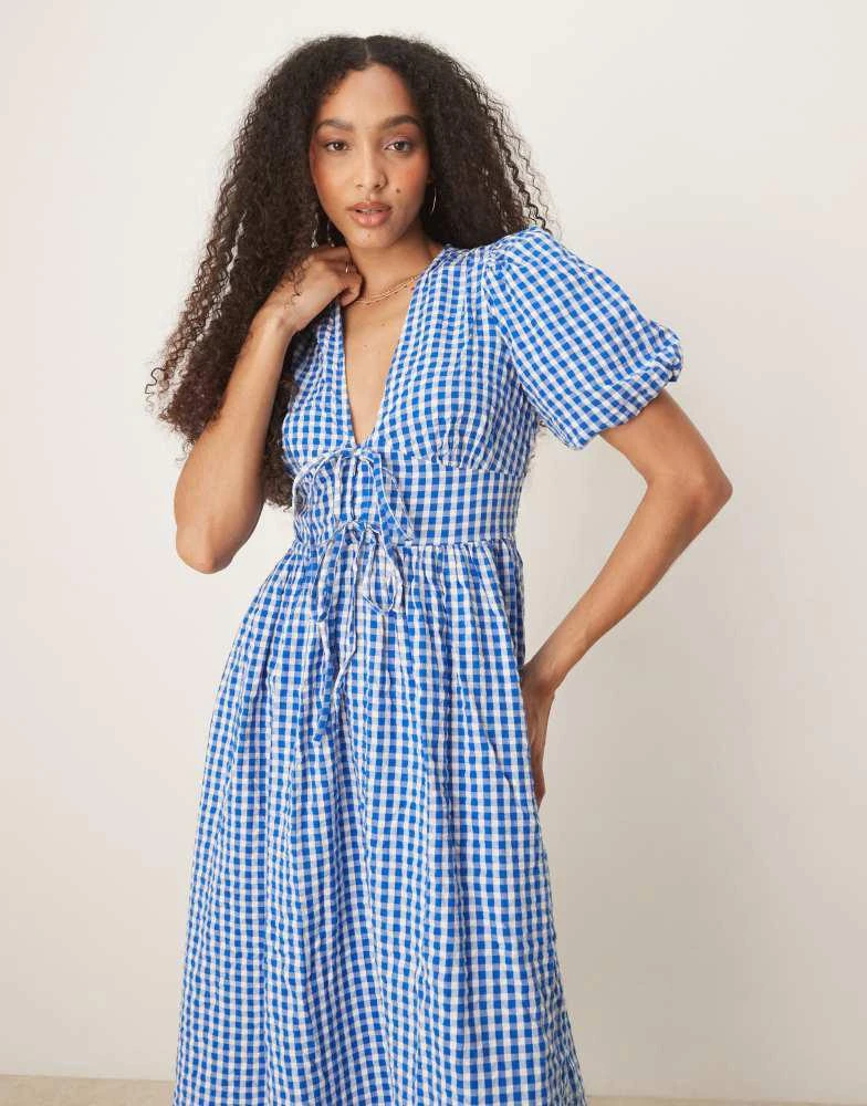 brown bandeau midi dress Brown Floral Bandeau Midi Dress – Gabi Swimwear