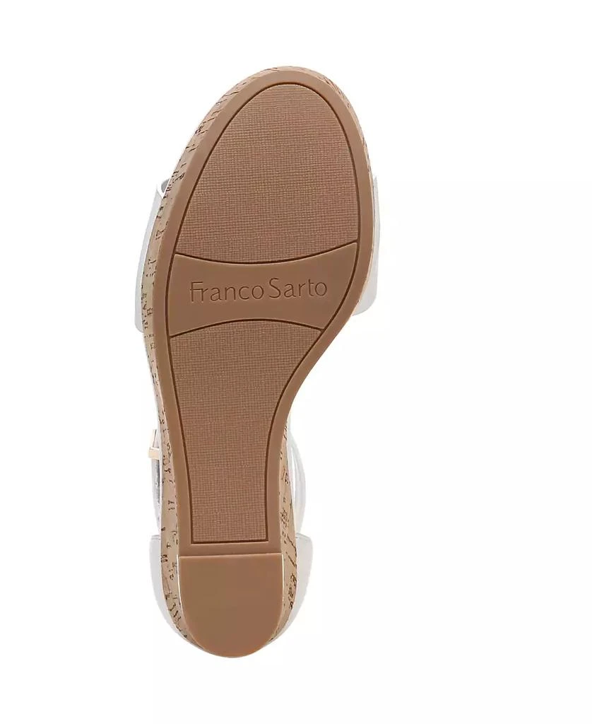 Franco Sarto Women's Clemens Cork Wedge Sandals 5