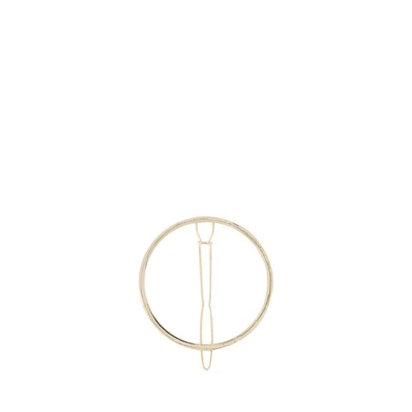 Bachca Round gold hair clip 1