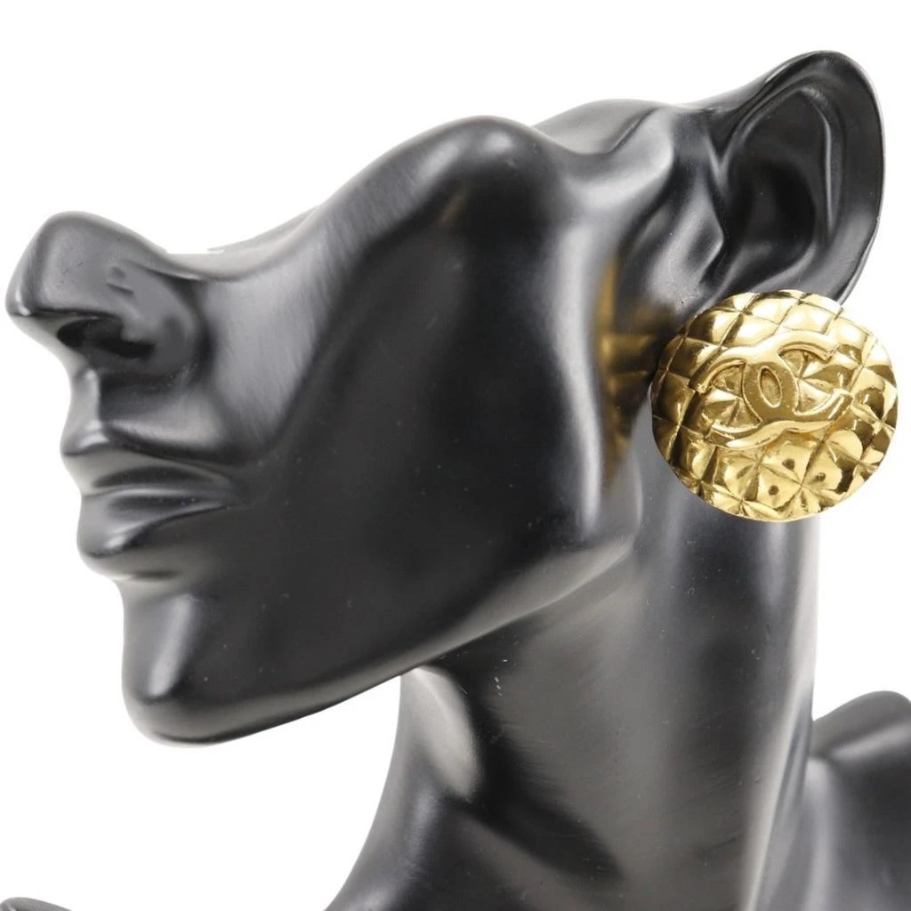 Chanel gold Plating Clip Earrings (Pre-Owned) 2