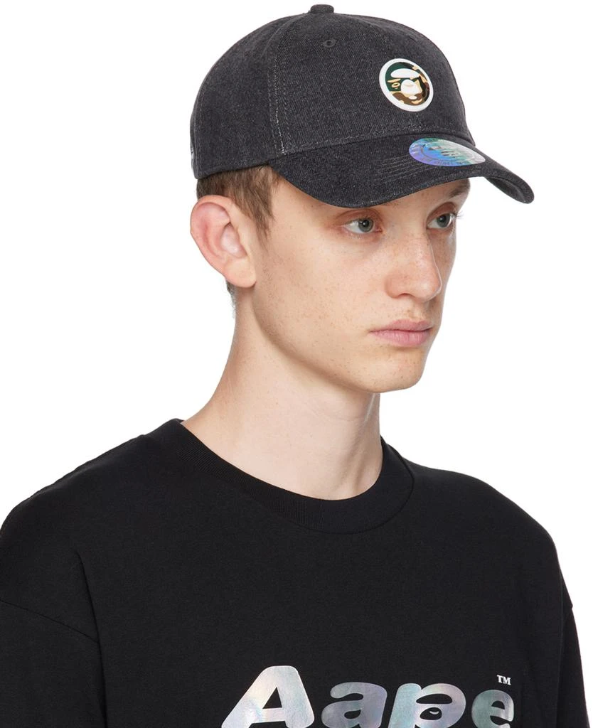 AAPE by A Bathing Ape Black 'AAPE Now' Cap 2