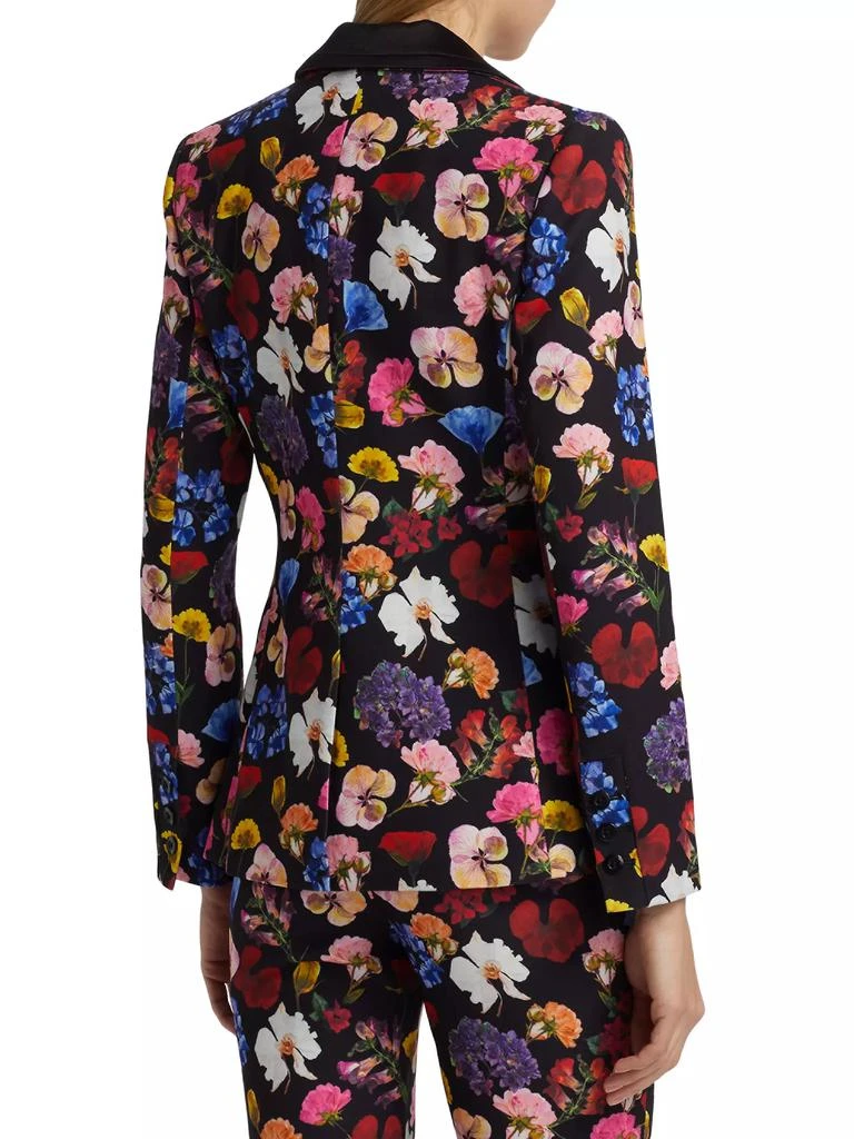 Alice + Olivia Hundley Floral Tailored Blazer 5