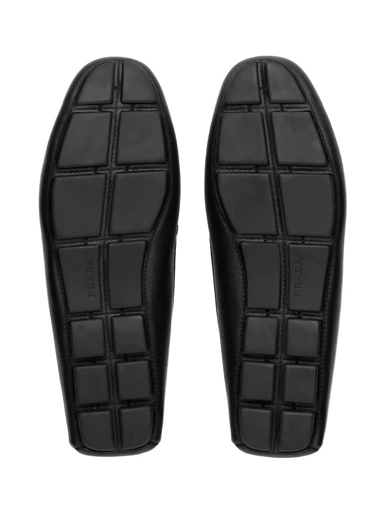 Prada Saffiano Leather Driver Loafers 6