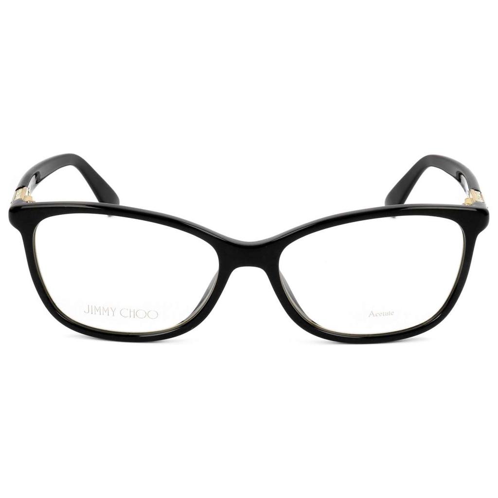 Jimmy Choo Jimmy Choo Women's Black Cat-Eye Opticals