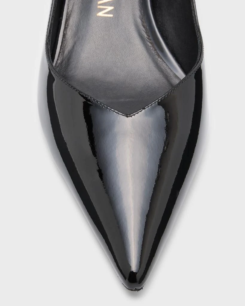 Stuart Weitzman Eva Patent Kitten-Heel Pumps 6