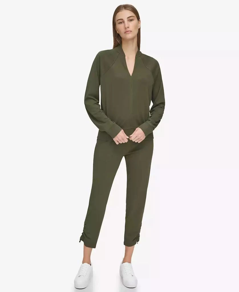 Marc New York by Andrew Marc Women's Jersey Cinch-Hem Ankle Pants 4