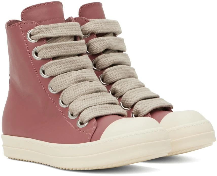 Rick Owens Pink Porterville Jumbolaced Sneakers 4