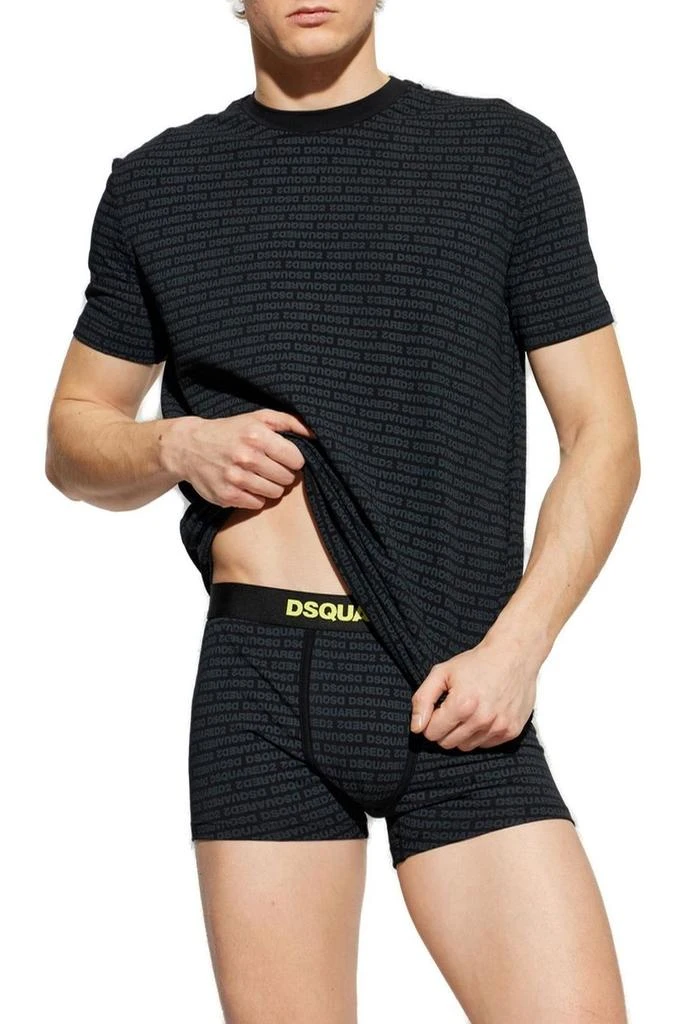 DSQUARED2 Dsquared2 Allover Logo Printed Sleepwear Set 2