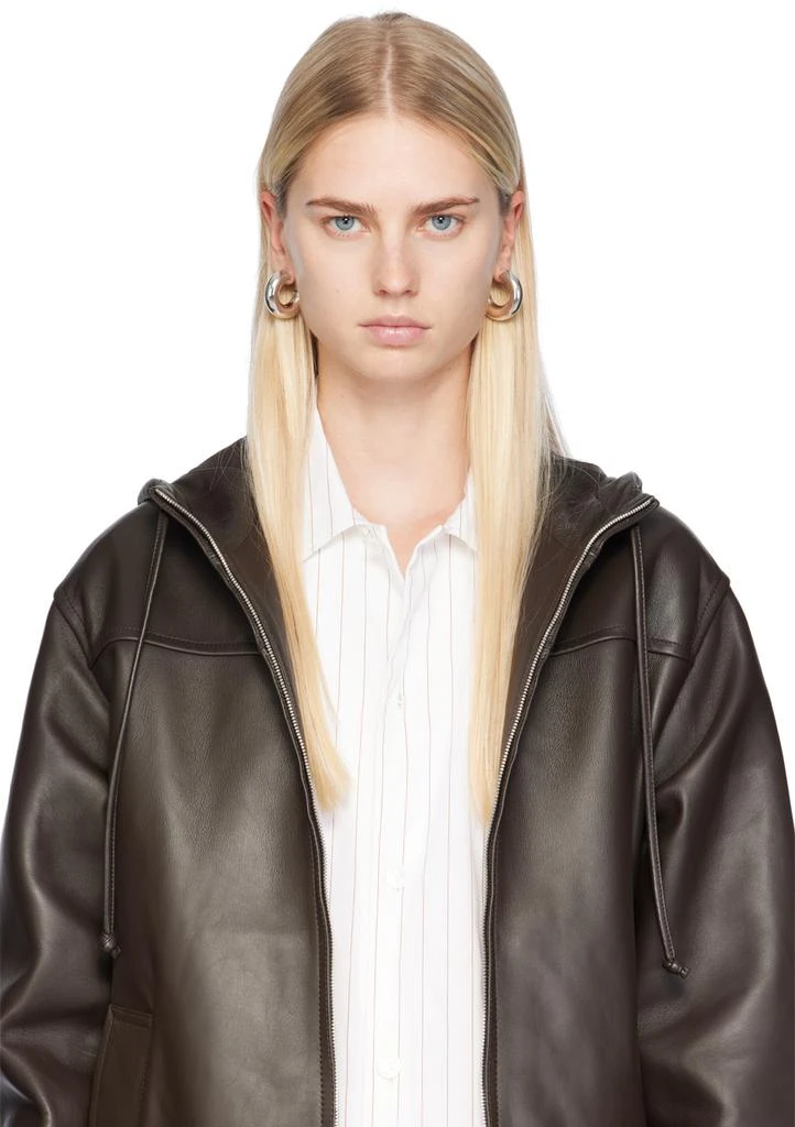 Sophie Buhai Silver Large Donut Hoop Earrings 3