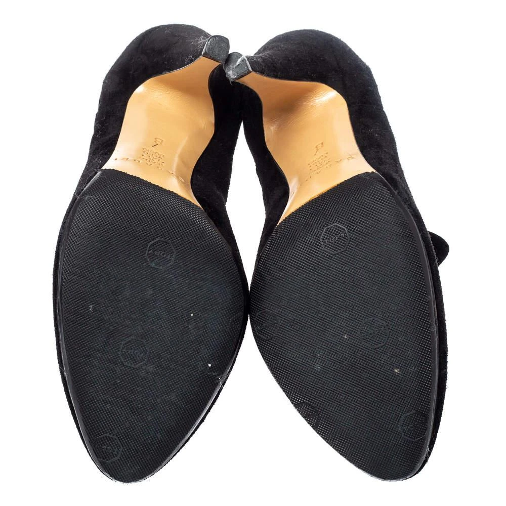 CASADEI Casadei Black Suede Ankle Boots Size 37 6