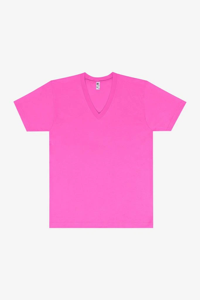 Los Angeles Apparel 24056 - Fine Jersey V-Neck T-Shirt 26