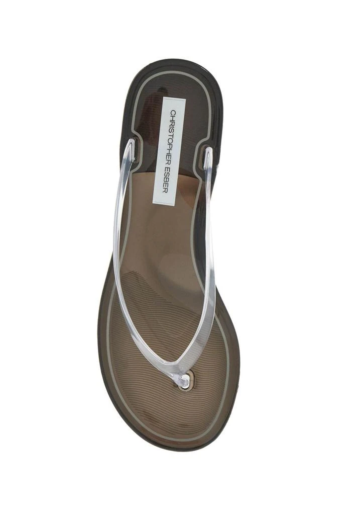 Christopher Esber pvc jo flip-flop sandals 2