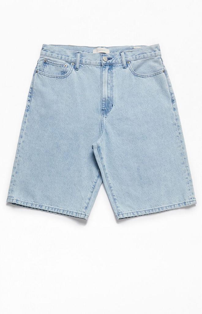 Light Indigo Extreme Baggy Denim Shorts – On Sale Now with Up to