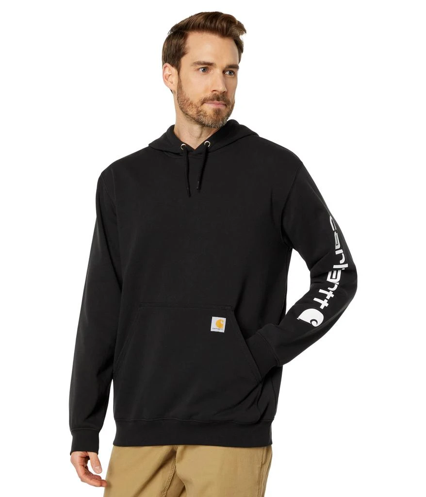 Carhartt Midweight Signature Sleeve Logo Hooded Sweatshirt 1
