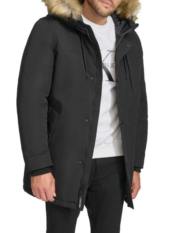 Calvin Klein Arctic Faille Parka Jacket 6