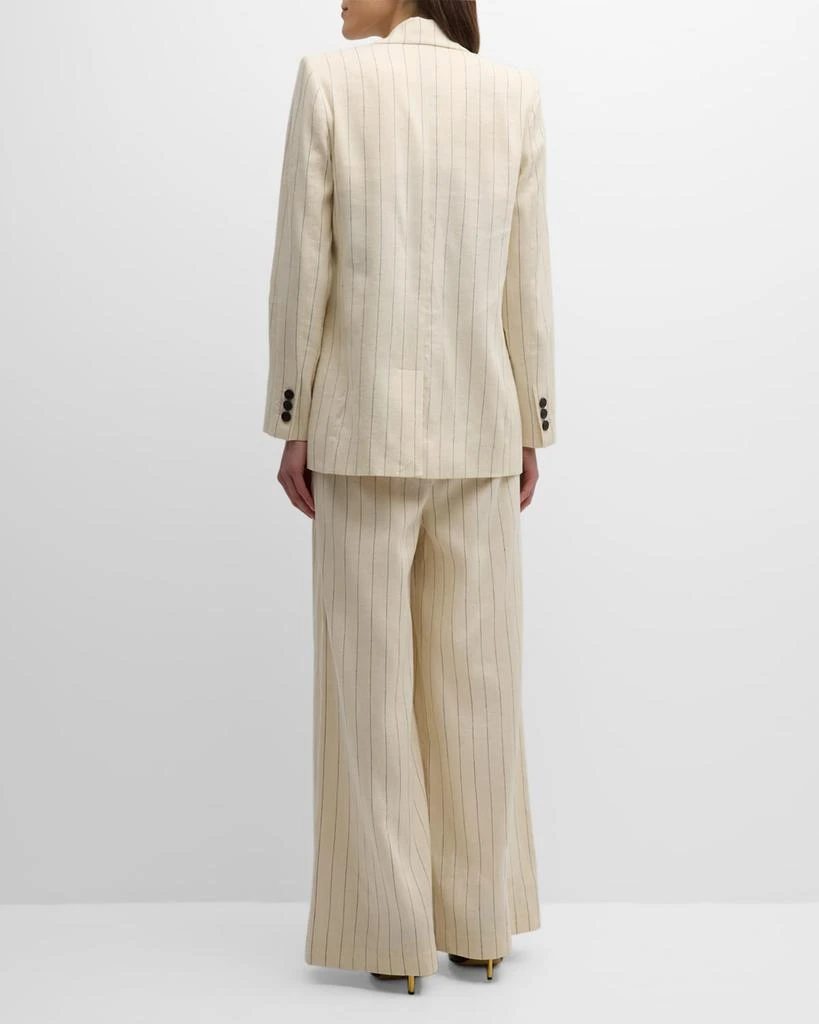 VANESSA BRUNO Tilia Striped Single-Button Blazer 4