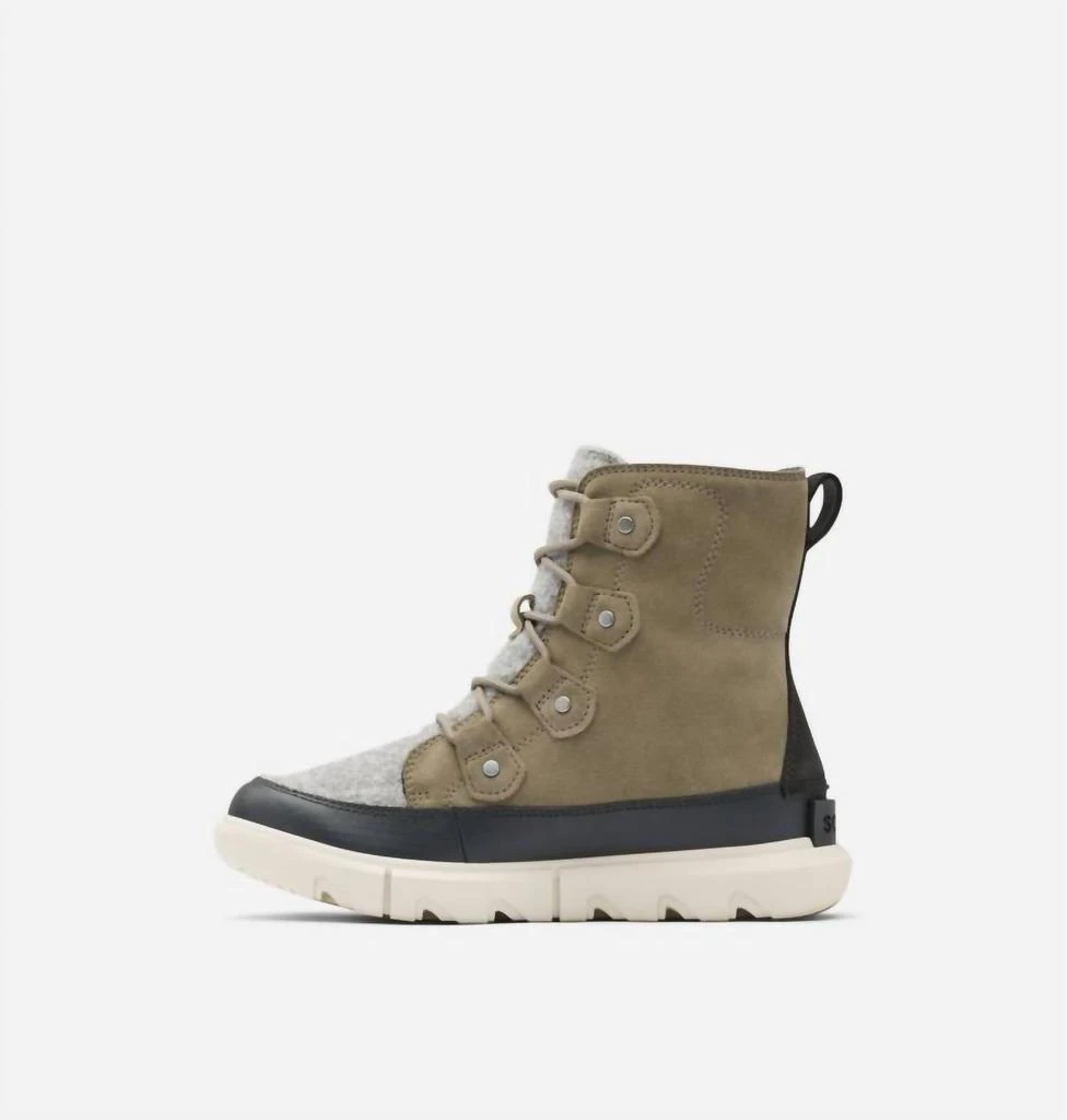 SOREL Women's  Explorer 2 Joan Winter Boot In Sage, Fawn 4