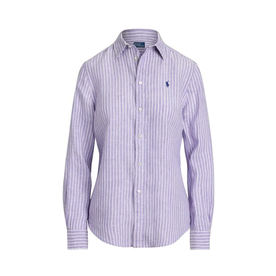 Ralph Lauren Classic Fit Striped Linen Shirt