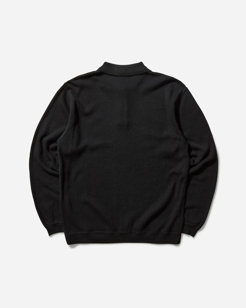 Hysteric Glamour Men's Compression Logo Longsleeve Polo Black 2