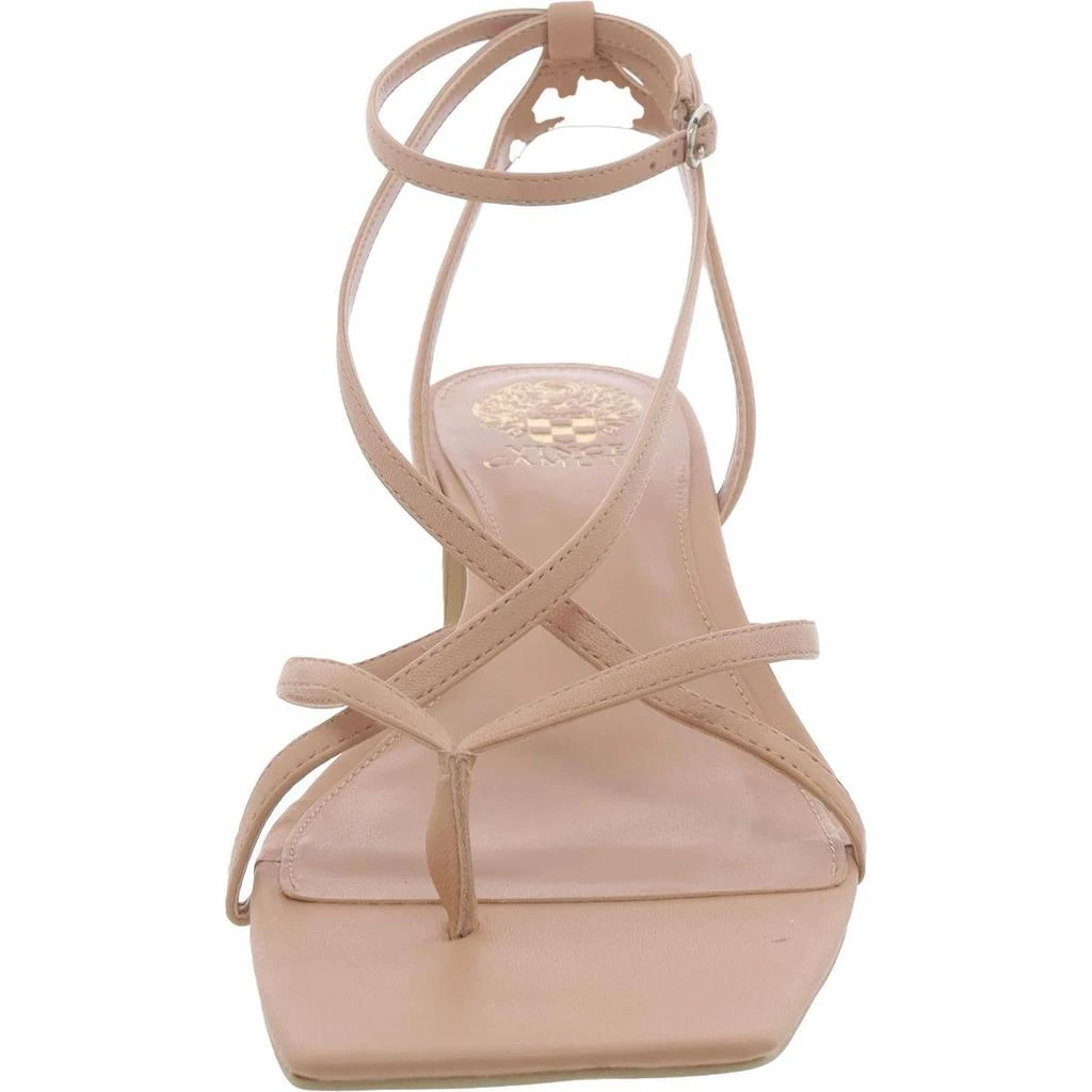 Vince Camuto Shawtry Womens Metallic Block Heel Ankle Strap 6