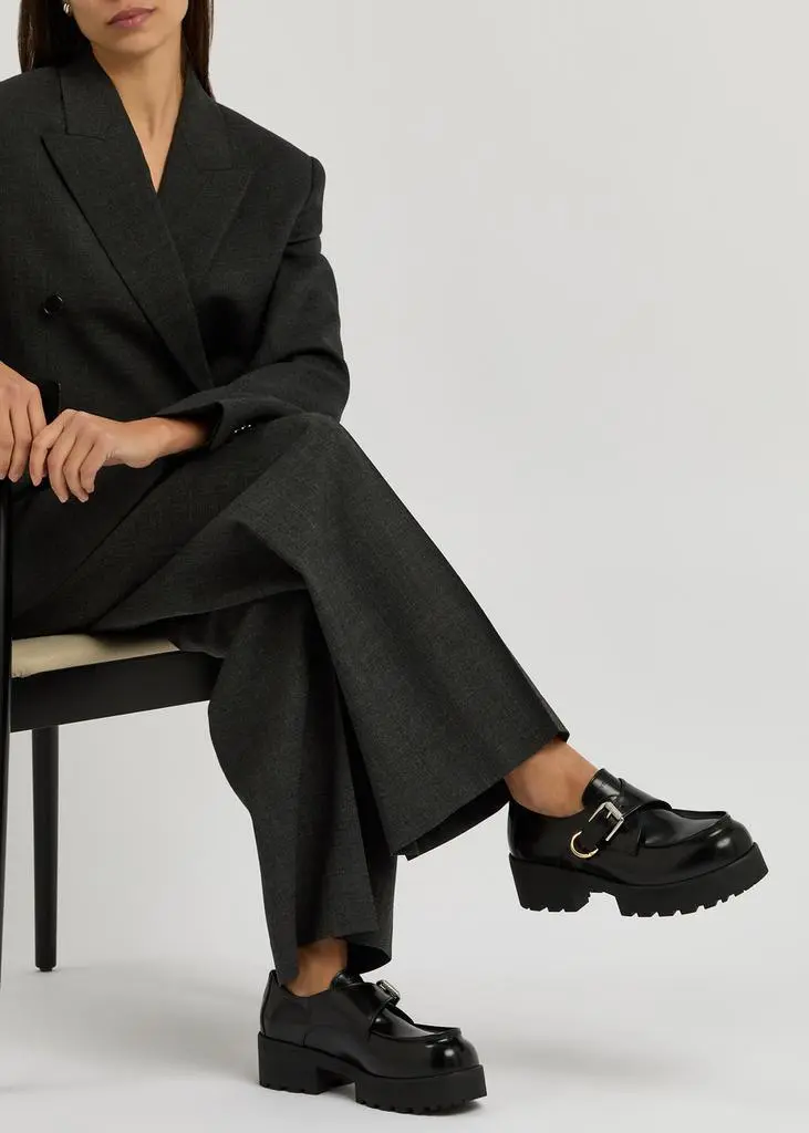 Givenchy Voyou Monk 50 leather loafers 5