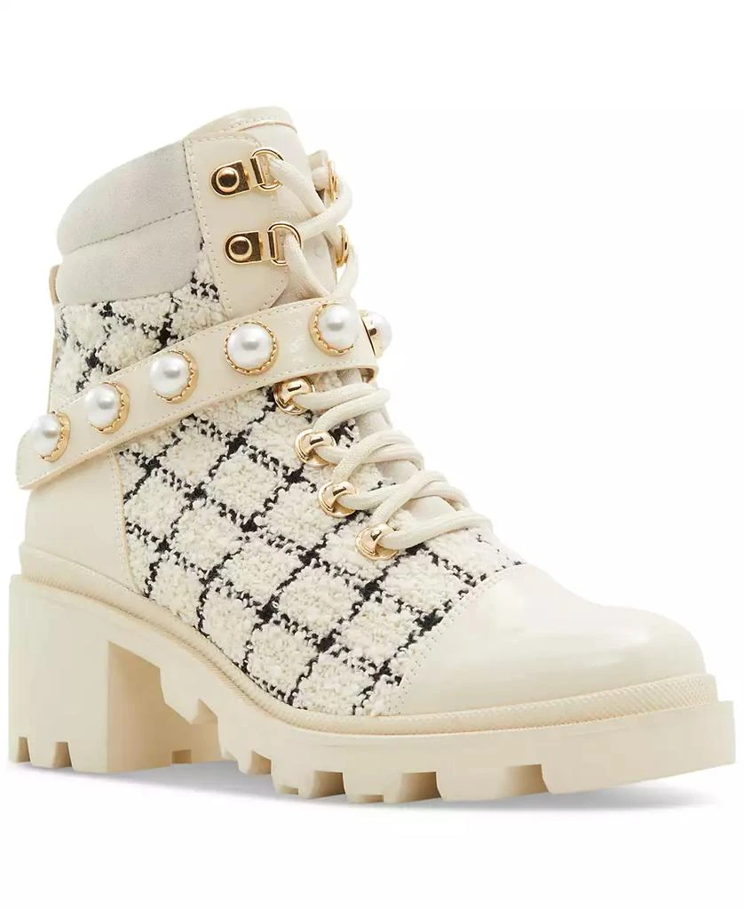 ALDO Women's Mariette Lace-Up Buckle Ankle Booties 1
