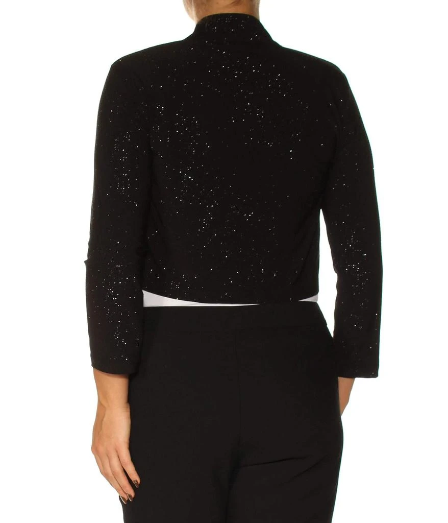 Calvin Klein Three-Quarter-Sleeve Shimmer Shrug 2