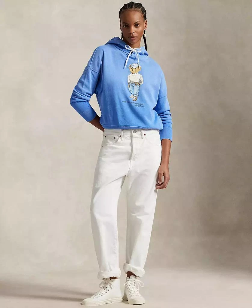 Ralph Lauren Women's Polo Bear Fleece Hoodie Sweatshirt 4