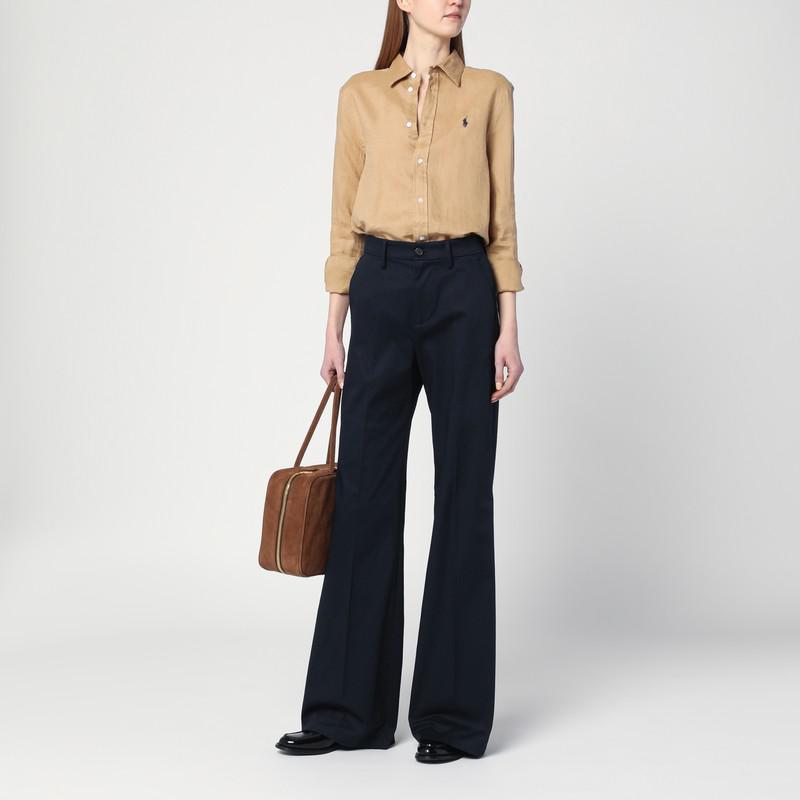 Ralph Lauren Beige khaki linen shirt