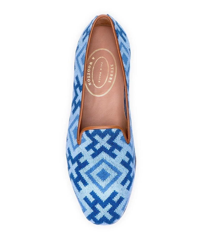 Stubbs and Wootton Harlow Needlepoint Smoking Loafers 3