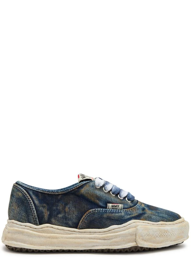 Maison MIHARA YASUHIRO Baker distressed denim sneakers 1