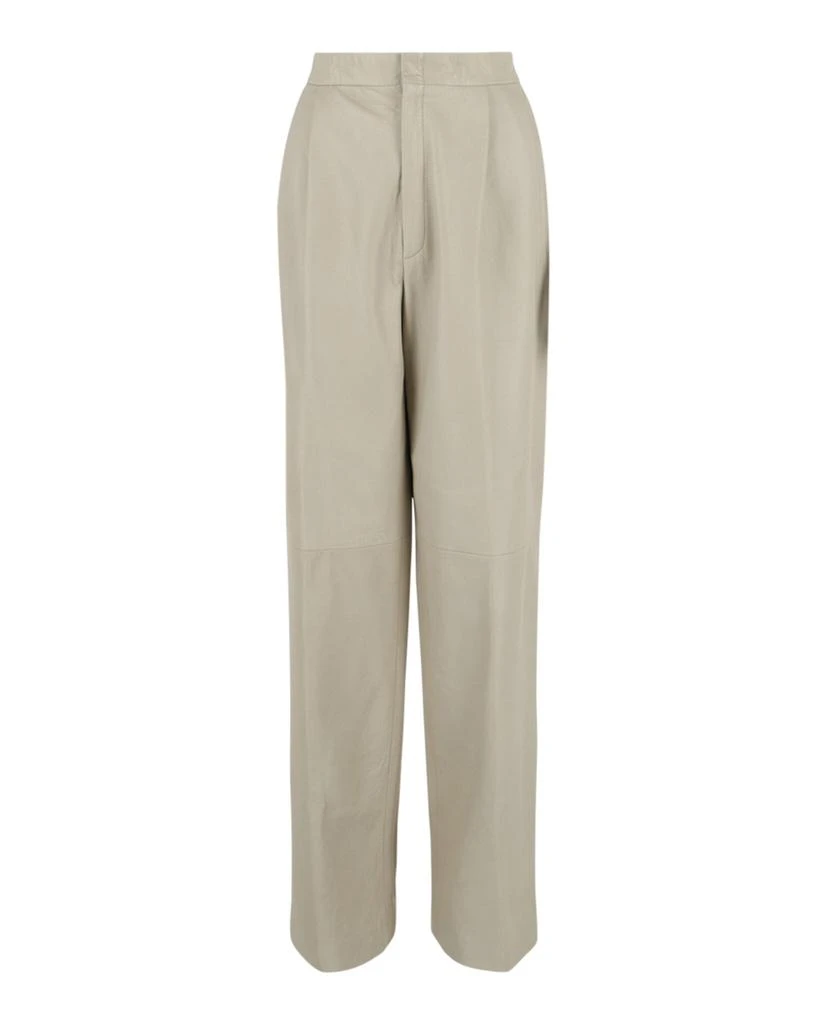 Gucci Leather Wide-Leg Pants