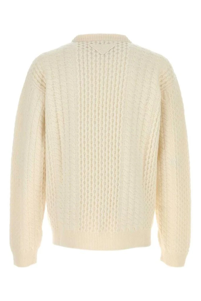 Prada Prada Crewneck Ribbed Jumper 2