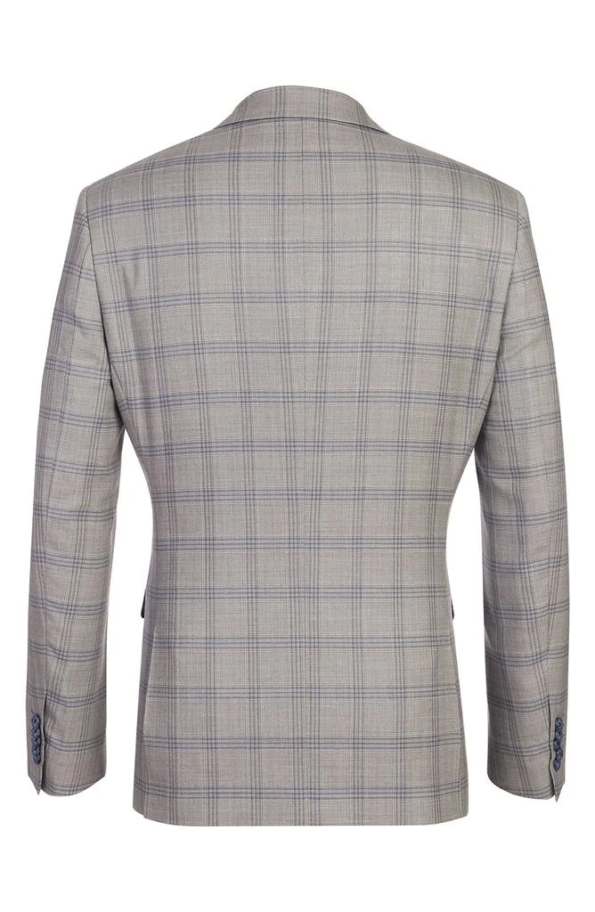 English Laundry Plaid Grey Wool Blend Suit 6